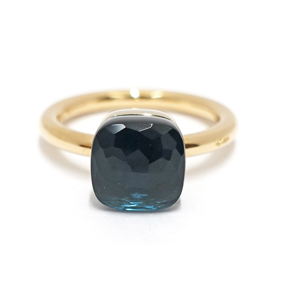 ポメラート POMELLATO ヌード プチ リング ロンドンブルートパーズ 750PG