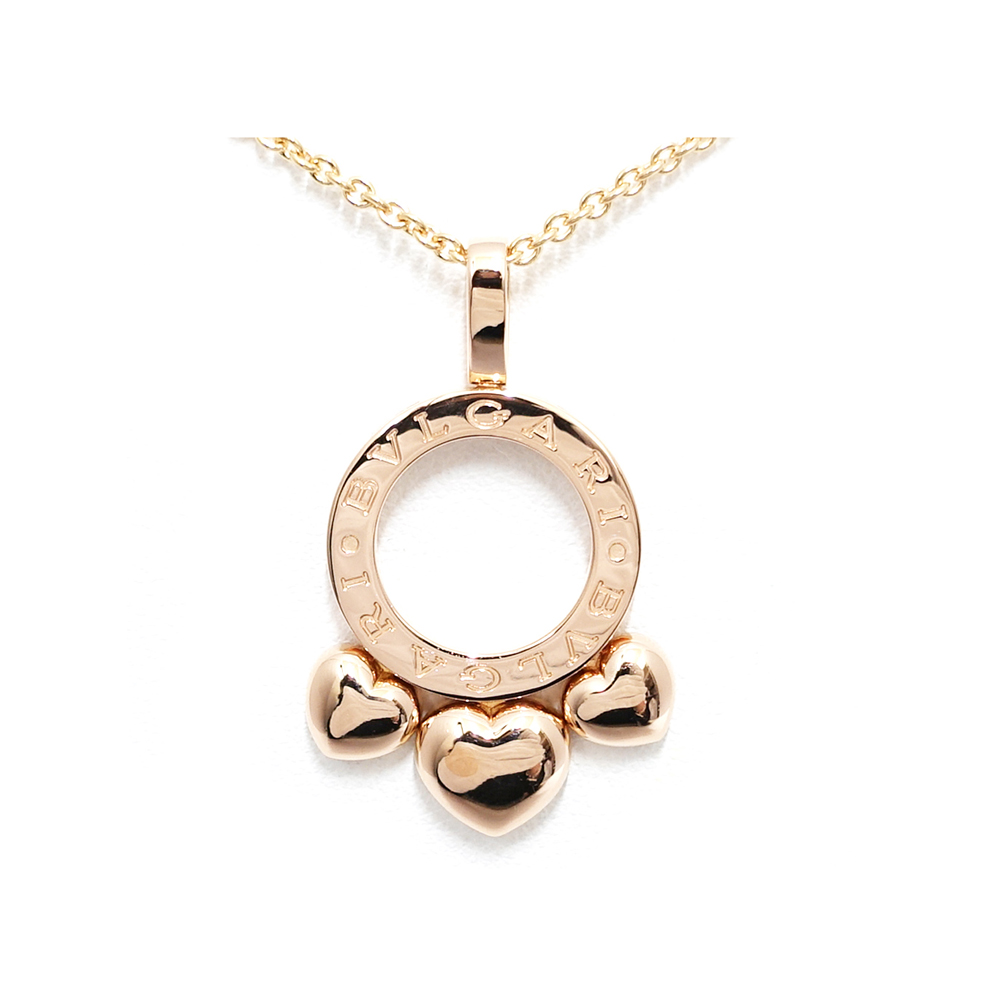 ブルガリ BVLGARI アレグラネックレス 2005年 バレンタイン限定 ハートペンダント 750PG