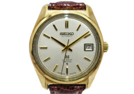 グランドセイコー GRAND SEIKO ハイビート 6145-8000 自動巻き SS/レザー