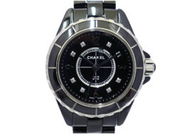 シャネル CHANEL J12 29mm H2569 セラミック 8Pダイヤモンド クォーツ