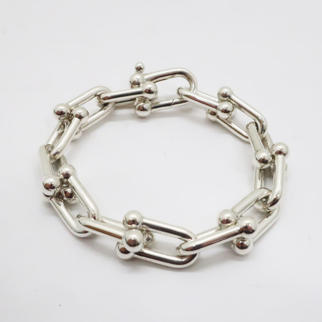 ティファニー ハードウエア ラージ リンクブレス SV925 スターリングシルバー