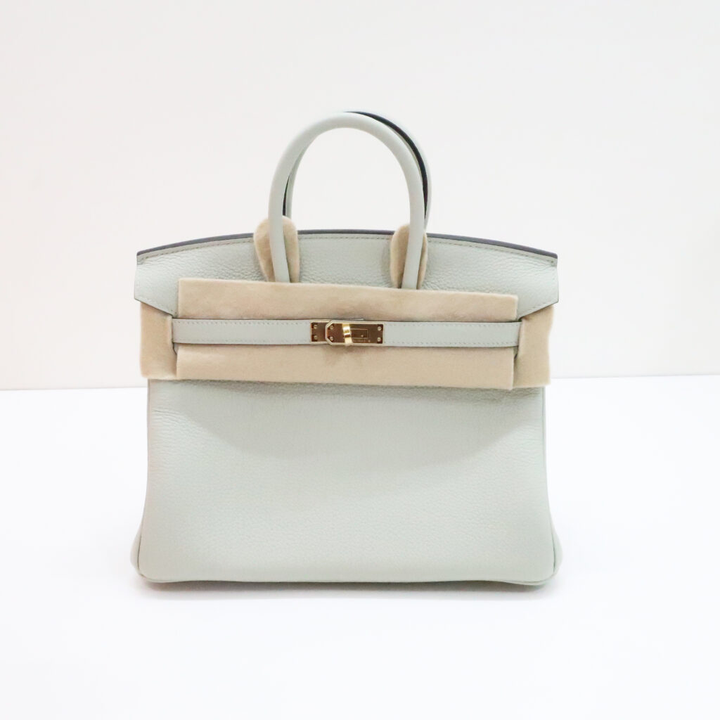 エルメス バーキン25 グリネヴェ トゴ ゴールド金具