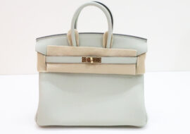 エルメス バーキン25 グリネヴェ トゴ ゴールド金具
