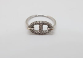 エルメス リング  ロンド 750WG ダイヤモンド