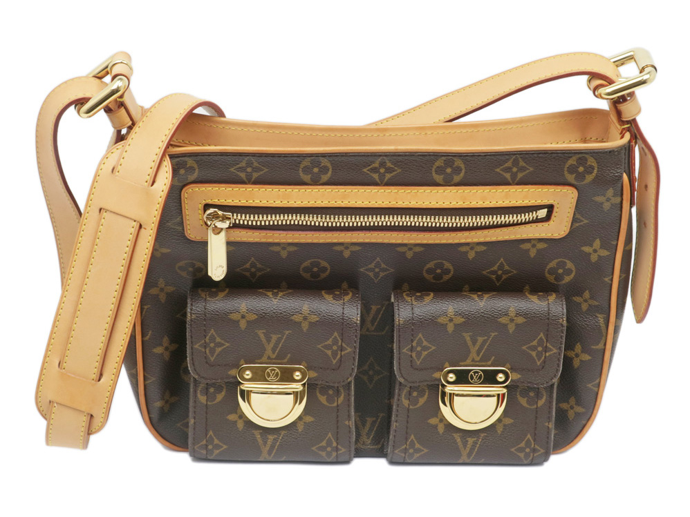 ルイヴィトン ハドソンGM  モノグラム M40045ロングストラップ ショルダーバッグ