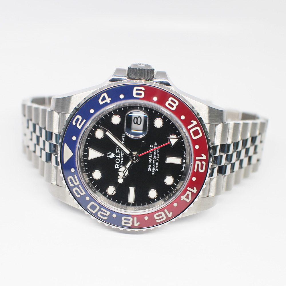 ロレックス GMTマスターII 126710BLRO ブラック SS ジュビリー 保証書付き 2021年