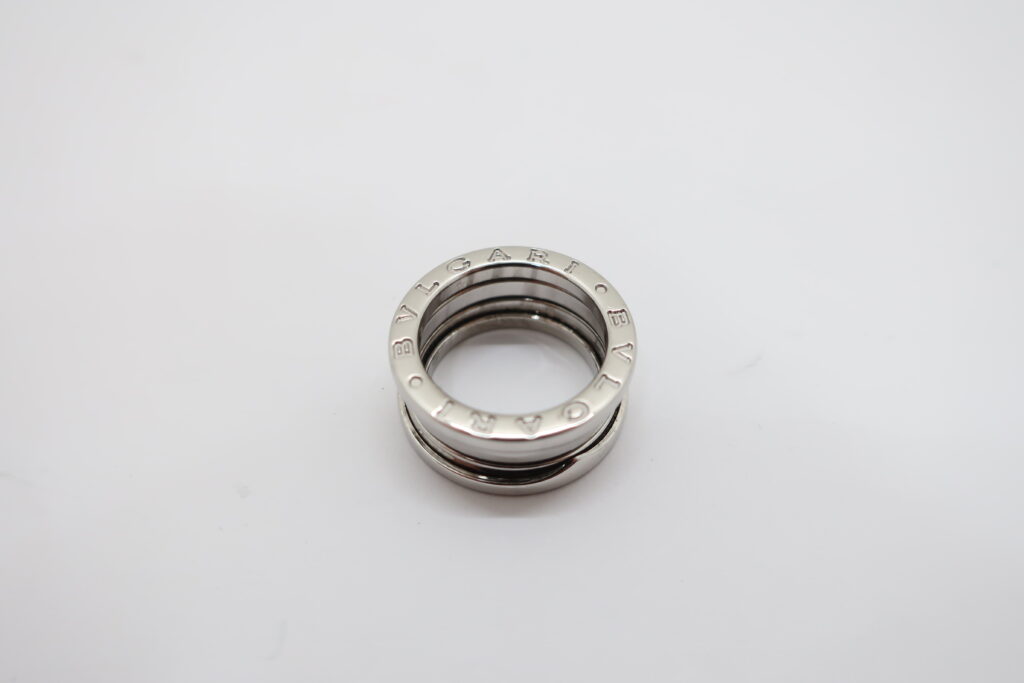 ブルガリ ビーゼロリング 750WG ホワイトゴールド