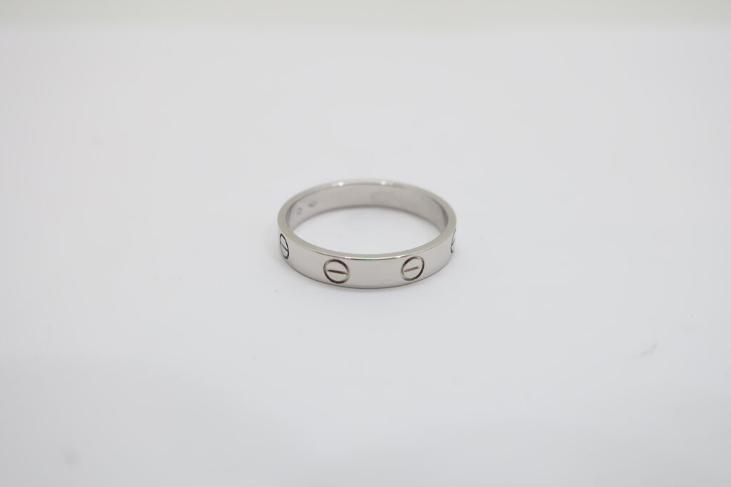 カルティエ ミニラブリング Pt950 プラチナ