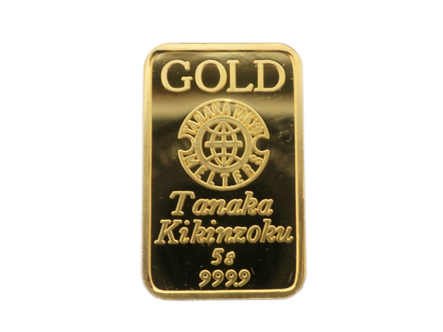 TANAKA KIKINZOKU 田中貴金属 999.9 K24 インゴット 5g