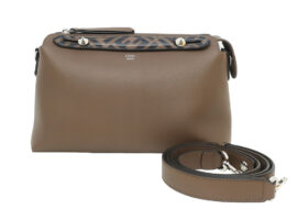 フェンディ バイザウェイ ミディアム ボストン ショルダーバッグ 8BL146 ブラウン