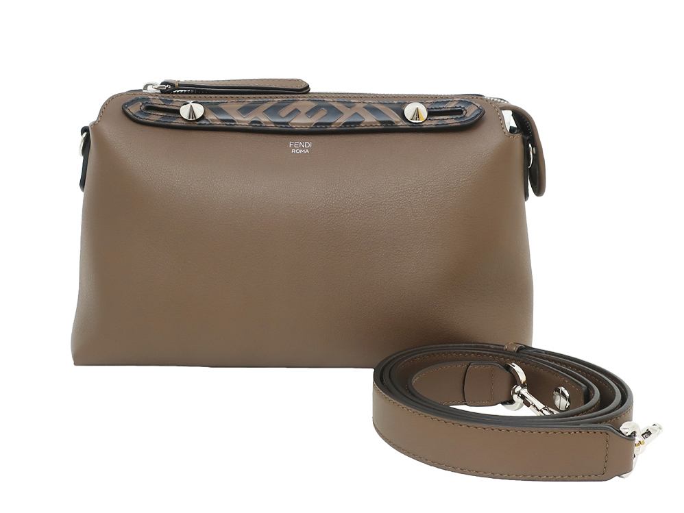 フェンディ バイザウェイ ミディアム ボストン ショルダーバッグ 8BL146 ブラウン