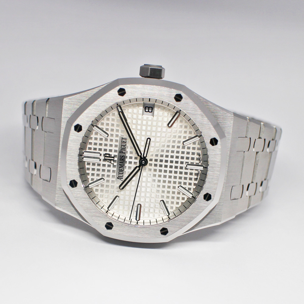 オーデマピゲ ロイヤルオーク 15500ST.OO.1220ST.04 シルバー SS 41mm 保証書付き