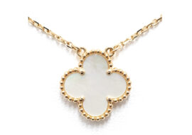 ヴァンクリーフ&アーペル VAN CLEEF&ARPELS ヴィンテージ アルハンブラ ネックレス マザーオブパール VCARA45900