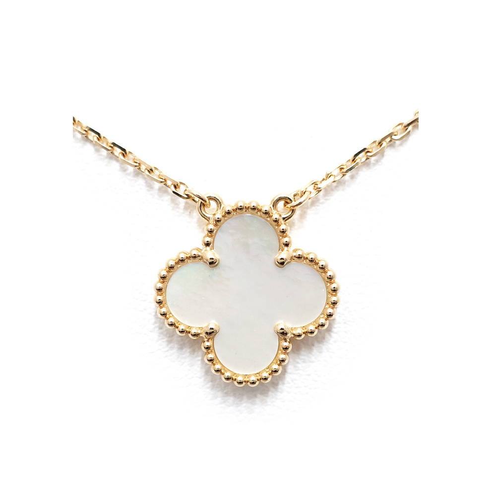 ヴァンクリーフ&アーペル VAN CLEEF&ARPELS ヴィンテージ アルハンブラ ネックレス マザーオブパール VCARA45900