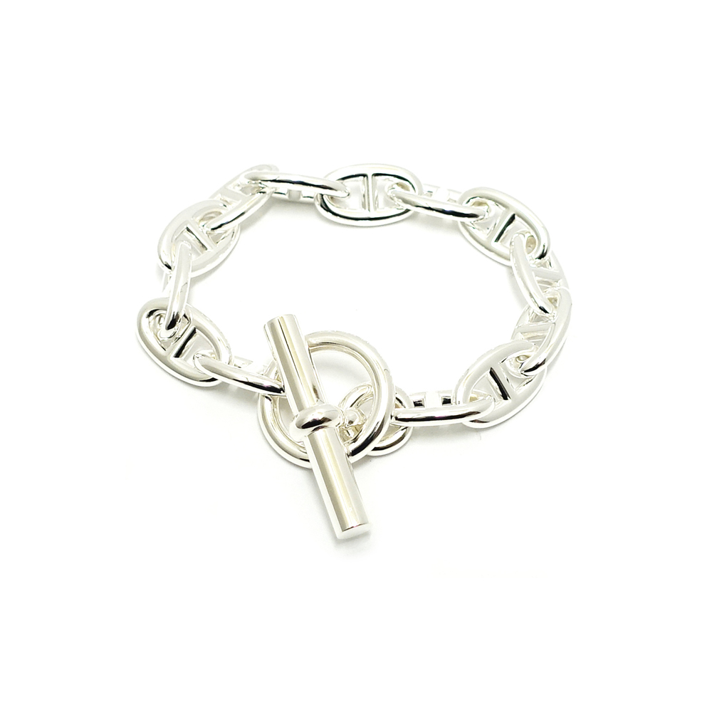 エルメス HERMES シェーヌダンクルGM ブレスレット 13コマ SV925