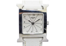 エルメス HERMES Hウォッチ HH1.210 SS レザー クォーツ