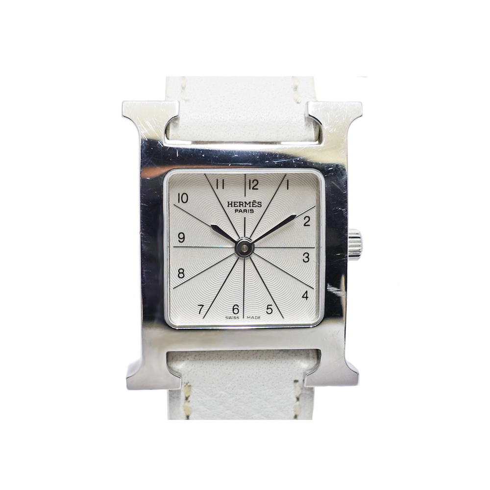 エルメス HERMES Hウォッチ HH1.210 SS レザー クォーツ