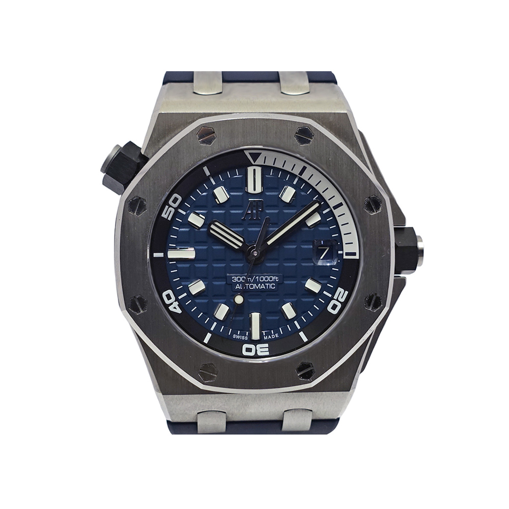 オーデマピゲ AUDEMARS PIGUET ロイヤルオーク オフショア ダイバー 15720ST.OO.A027CA.01 ブルー SS ラバー 自動巻き