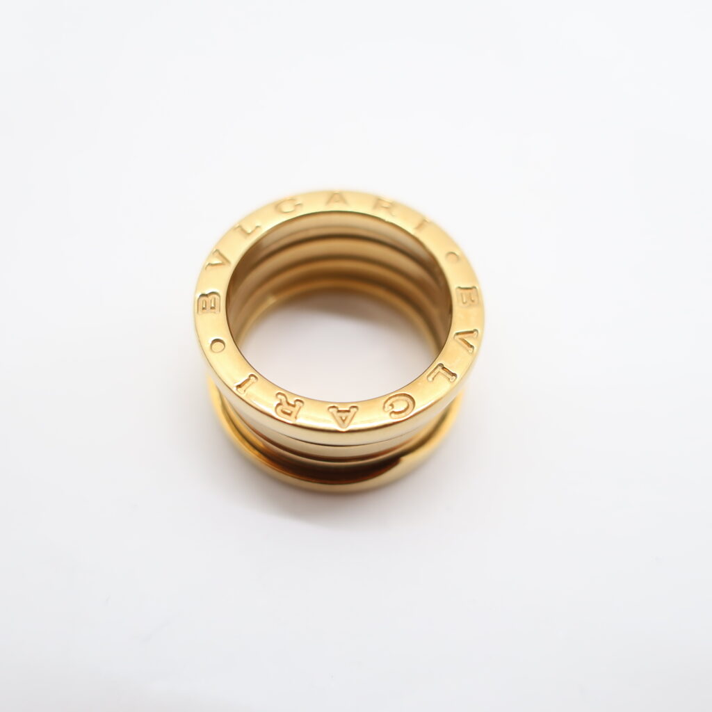ブルガリ ビーゼロワンリング 3バンド 750YG イエローゴールド  