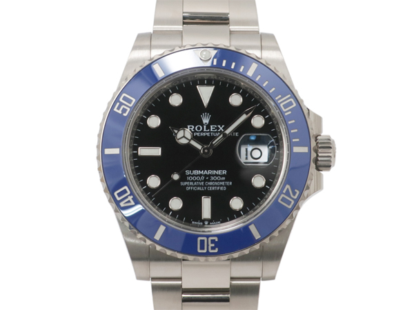 ロレックス サブマリーナデイト 126619LB ブルー 黒文字盤 750WG