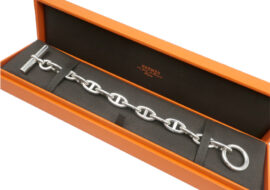 HERMES エルメス シェーヌダンクルGM 13コマ ブレスレット SV925