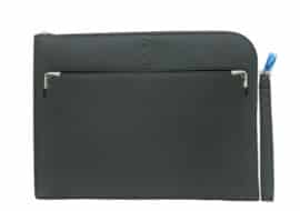 カルティエ マストドゥカルティエ クラッチバッグ ポートフォリオ ブラック カーフスキン