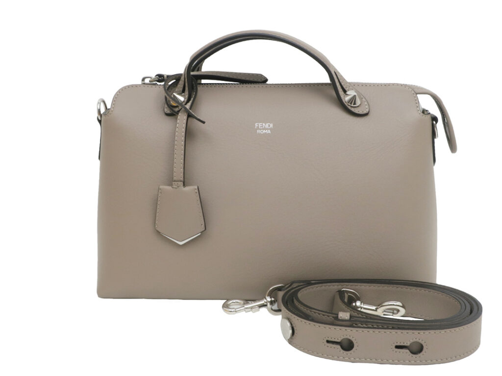 フェンディ バイザウェイ ミディアム ボストン ショルダーバッグ 8BL146 グレージュ