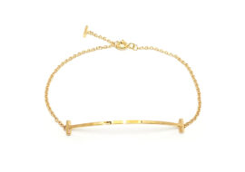 ティファニー TIFFANY Tスマイル ブレスレット 750PG