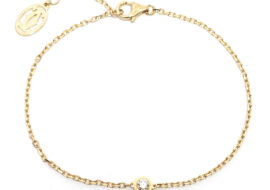 カルティエ CARTIER ダムール スモールモデル ダイヤモンド ブレスレット 750YG B6043300