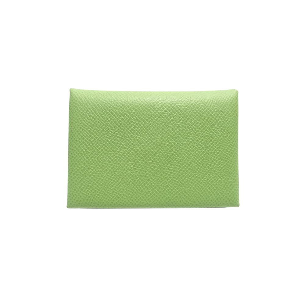 エルメス HERMES カルヴィデュオ ヴォーエプソン ヴェールクリケット Z刻印 カードケース 名刺入れ