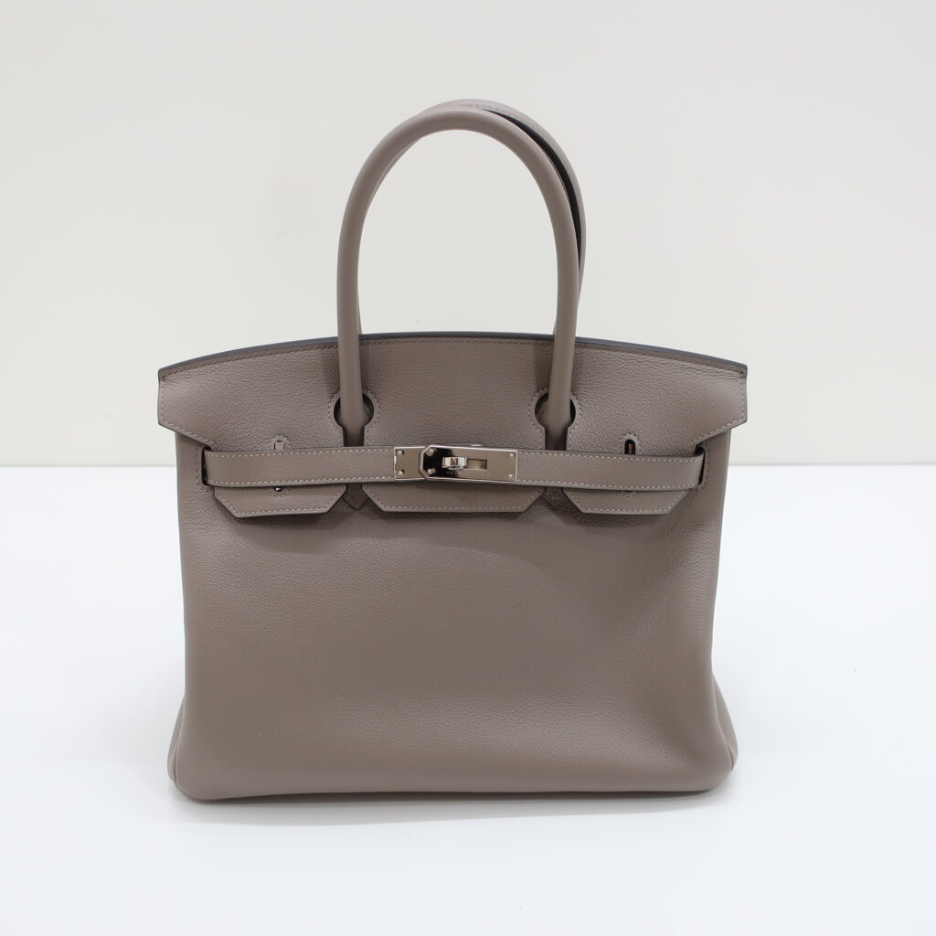 エルメス バーキン30 グリアスファルト トリヨン シルバー金具