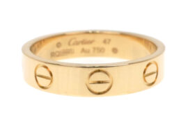 CARTIER カルティエ ミニラブ リング 750 K18YG