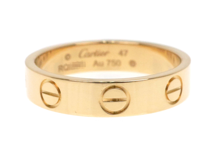 CARTIER カルティエ ミニラブ リング 750 K18YG