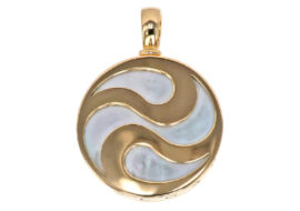 BVLGARI ブルガリ ペンダントトップ オプティカル 750 K18YG