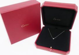 CARTIER カルティエ ダムールSM ネックレス 750WG ダイヤ B7215900