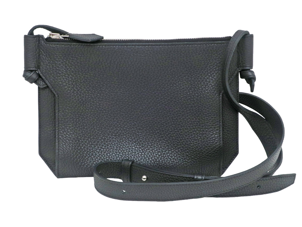 エルメス ウルトラプラ24 トゴ ブラック ショルダーバッグ  Z刻印