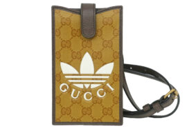 グッチXアディダス スマートフォンケース ショルダーバッグ GGクリスタル 702203