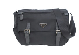 プラダ ショルダーバッグ ナイロン ブラック BT6671