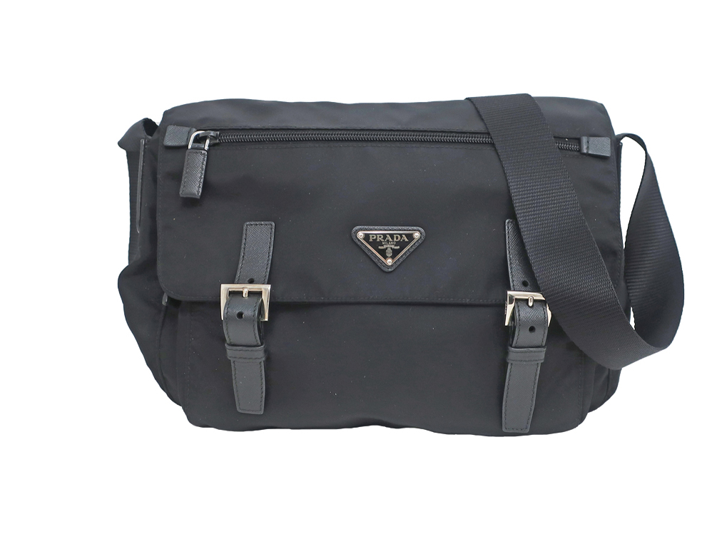 プラダ ショルダーバッグ ナイロン ブラック BT6671