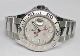 ロレックス ヨットマスター ロレジウム 16622 F番 シルバー SS PT メンズ 保証書付き