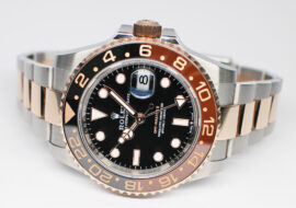 ロレックス GMTマスターII 126711CHNR ブラック SS RG 保証書付き 2023年