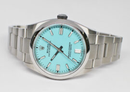 ロレックス オイスターパーペチュアル 36 126000 ランダム ターコイズブルー SS 保証書付き 2023年