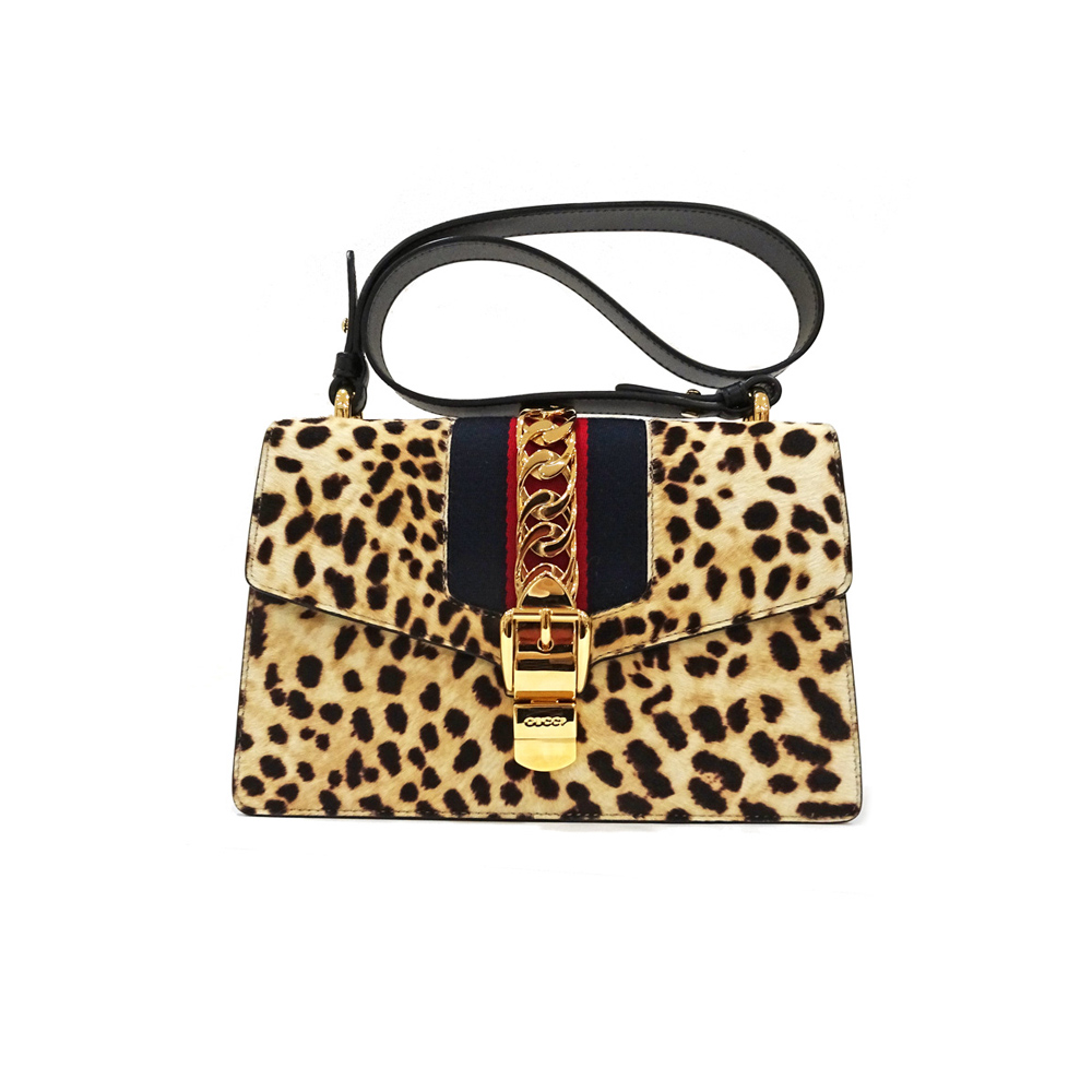 グッチ GUCCI シルヴィ ショルダーバッグ ハラコ 421882