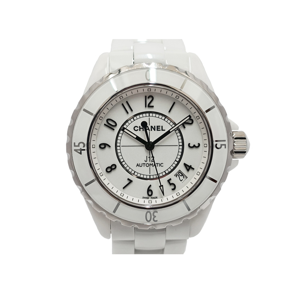 シャネル CHANEL J12 38mm H0970 セラミック ホワイト 自動巻き