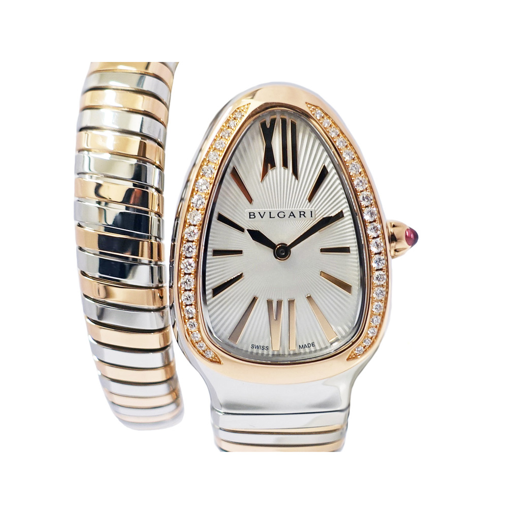 ブルガリ BVLGARI セルペンティ SP35C6SPGD.1T ダイヤモンド SS PG クォーツ