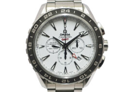 オメガ OMEGA シーマスター アクアテラ150m コーアクシャル クロノメーターGMT 44mm 231.10.44.52.04.001 SS 自動巻き