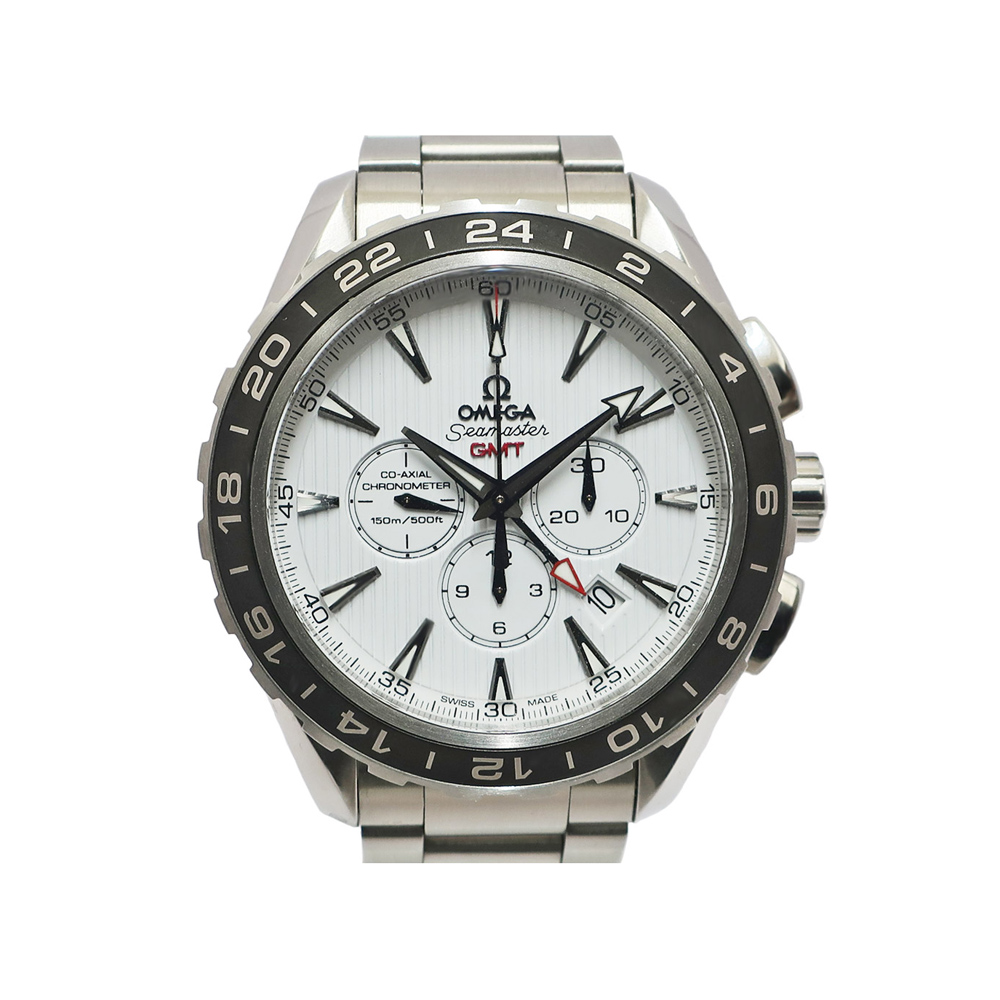 オメガ OMEGA シーマスター アクアテラ150m コーアクシャル クロノメーターGMT 44mm 231.10.44.52.04.001 SS 自動巻き