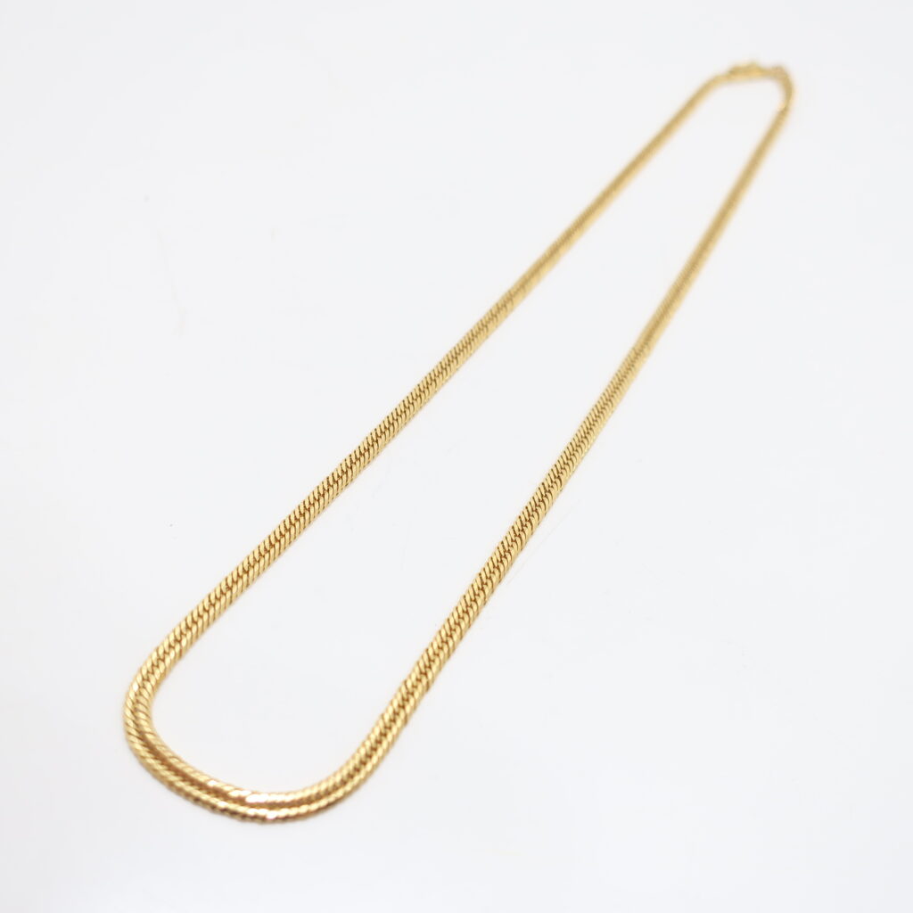 ネックレス K18 イエローゴールド 喜平12面