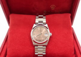 ロレックス デイトジャスト 78240 ピンクローマ文字盤 SS