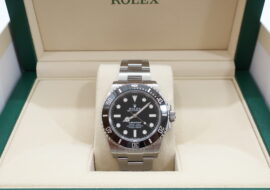 ロレックス サブマリーナ ノンデイト 124060 SS ブラック文字盤